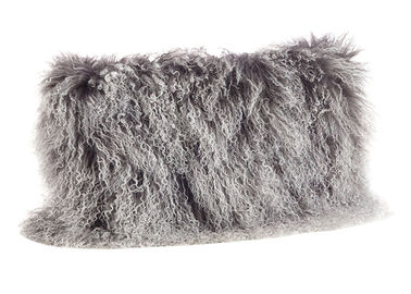 China Tibetanisches Schaffell-Sofa-Kissen bedeckt 10-15cm langes gelocktes Haar für Bett/Sofa/Stuhl fournisseur