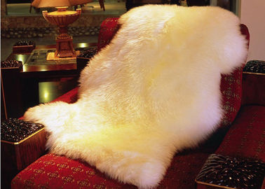 China Wirkliche australische lange Wollnatürliches Weiß 2*3feet der Schaffell-Wolldecken-100% fournisseur