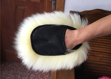 China Weicher Schaffell-Waschanlage-Handschuh-reine Merinowolle für die Verringerung von Strudel-Kennzeichen fournisseur