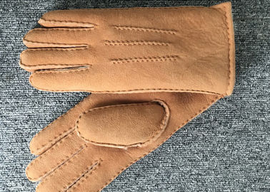 China Schafleder-Winter-Finger-Handschuhe, Handschuhe des echtes Schaffell-extreme kühlen Wetters fournisseur