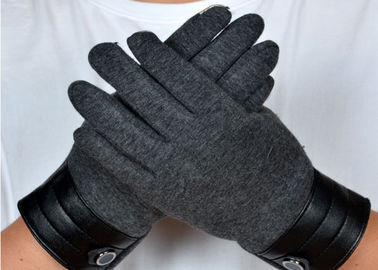 China Dunkelgraue Damen-Touch Screen Handschuhe, Winter-Handschuhe mit Touch Screen Fingern  fournisseur