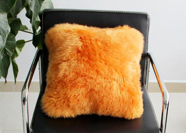China Lange Wolldekorative Kissen für Couch, Stuhl-Brown-Pelz-Wurfs-Kissen-Abdeckung fournisseur