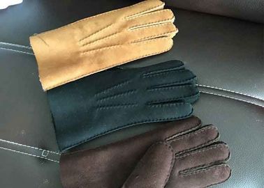 China Handsewn beige wärmste Schaffell-Handschuhe S M L XL für schützende Finger fournisseur