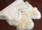 Echte vier Haut-Schaffell-Wolldecken, weiße natürliche Hauptschaffell-Sahnewolldecke  fournisseur