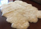 Haut der Elfenbein-weiße Pelz-Wohnzimmer-Wolldecken-6, 5,5 x 6 Ft-Schlafzimmer-Schaffell-Wolldecken  fournisseur