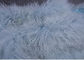 Luxuriöses 60 x120cm weißes langes gelocktes tibetanisches Schaffell der mongolischen Schaffell-Wolldecken- fournisseur