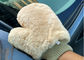 Lammwollwäsche-Handschuh für Auto-Innenreinigung, Lammwollpolierhandschuh  fournisseur