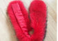 14-20cm Breiten-Waschbär-abnehmbarer Pelz-Kragen glatt für Winter-Jacken-Mantel fournisseur