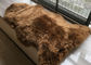 Wirkliches Australien-Schaffell-legt dunkelbraune gefärbte starke lange Australien-Wolle Wolldecke mit Teppich aus fournisseur