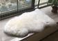 Handgemachte waschbare Schaffell-Wolldecke, natürliche geformte Schaf-Wurfs-Decke für Baby-Spiel fournisseur