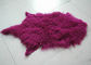 Purpurrote lange Haar-mongolische Schaffell-Wolldecke windundurchlässig für die Herstellung des Winter-Kleides fournisseur