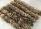 Abnehmbare natürliche Waschbär-Pelz-Kragen-Haube lang für Mann-Jacken-Mantel 80cm fournisseur
