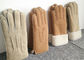 Schaffell-Handschuh-Pelz gezeichnetes weiches Leder des Australiens der Männer wärmster für windundurchlässiges fournisseur