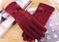 Das Vlies-Handschuhe der Mikrosamt-Frauen, weiche Smatouch-Handschuhe mit Pelz-Futter fournisseur