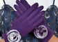 Dunkelgraue Damen-Touch Screen Handschuhe, Winter-Handschuhe mit Touch Screen Fingern  fournisseur