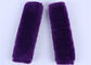 Purpurrotes natürliches Schaffell-Sicherheitsgurt-Abdeckungs-nicht Patchwork 15X30CM/fertigte Größe besonders an fournisseur