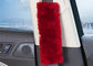 Soem färbte Farbauto-Sicherheitsgurt-Abdeckungs-Schulterpolster mit langer weicher Wolle fournisseur