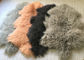 Mongolischer Schaffell-Wolldecken-Ausgangsdekorativer Wurfs-lange gelockte Lammfellpelz Platte fournisseur