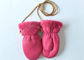 Warme gemütliche echte Baby-/Mädchen-Schaffell-Handschuhe mit Band für Winter fournisseur