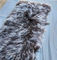 Mongolischer Pelz lange gelockte des Schaffells materielle natürliche weiße tibetanische Lammwollversteckt sich fournisseur