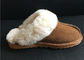 Das Schaffell-Pantoffel-Schuh-luxuriöses Schaffell-geschlossene Zehen-Pantoffel der Frauen fournisseur