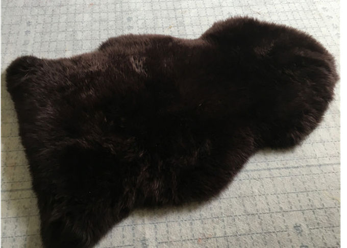 Versteckt wirkliche lange Wolle der Schaffell-Wolldecke kundengebundene Größen-110 x180cm Australien Wolldecke