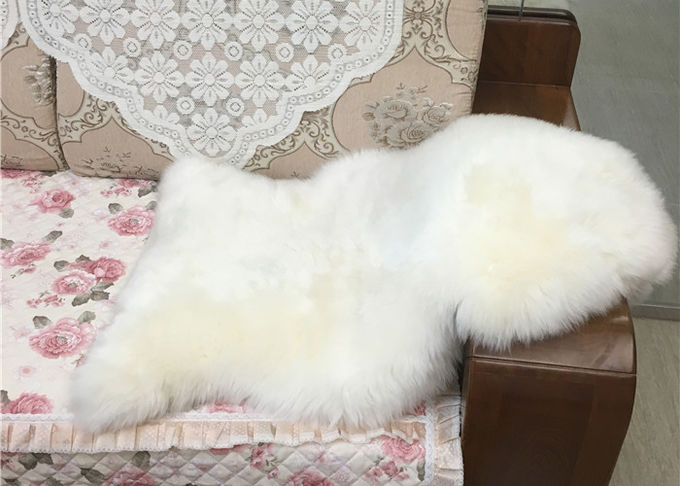 Wirkliche Schaffell-Wolldecken-Ausgangsentwurfs-wirkliche Tierpelz-Fabrik-Großverkauf gefärbtes Brown