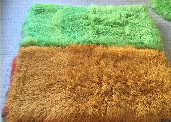 Langes Haar-flaumige wirkliche Schaffell-Wolldecke für Bett-/Sofa-/Stuhl-Sitzbezüge