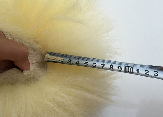 Schaffell-Waschanlage-Handschuh-langes Haar-wirklicher Australien-Lammwollauto-Reinigungs-Handschuh
