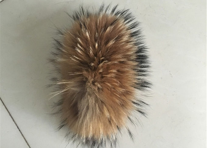Abnehmbare natürliche Waschbär-Pelz-Kragen-Haube lang für Mann-Jacken-Mantel 80cm