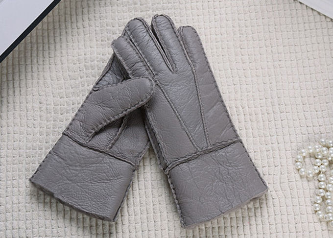 Natürliches weiches wasserdichtes wärmstes Schaffell-Handschuh-Australien-Lammfell-Pelz-Futter