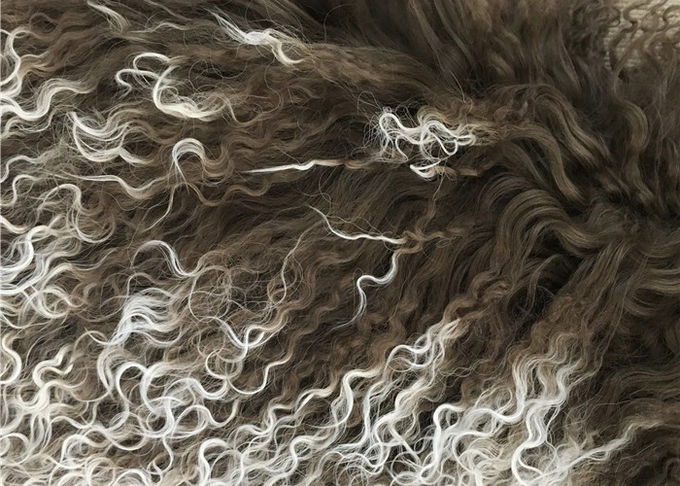 Wirkliches Schaffell-tibetanische mongolische Wolle wirft Pelz-Kaffee-Kissen 12"“ rechteckiges NEUES *20