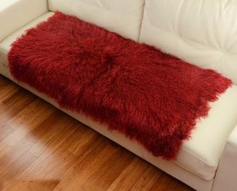 China 10 -15cm Wollgroße Schaffell-Bereichs-Wolldecke, Schaffell-Läufer-Wolldecke für Hauptsofa-Sitzbezug fournisseur