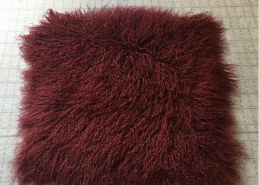 China Betten Sie Wurfs-umfassende mongolische Schaffell-Wolldecken-warmes Weiche mit roher/gefärbter Farbe fournisseur