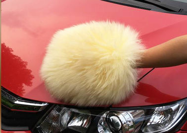 China Selbstschilderungswerkzeug-Auto-Reinigungs-Handschuh mit natürlicher Wolle 100% Australiens fournisseur