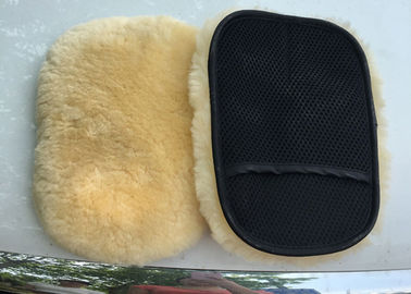 China Besonders dick einseitiges Auto-Polierhandschuh-leichte Oberfläche ohne waschende Kennzeichen fournisseur