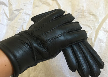 China Schaffell-Handschuh-Pelz gezeichnetes weiches Leder des Australiens der Männer wärmster für windundurchlässiges fournisseur