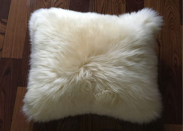China Australien-Schaffell-Sofa-Wurfs-Kissen-einseitiger Pelz mit kundenspezifischer Farbe/Größe fournisseur