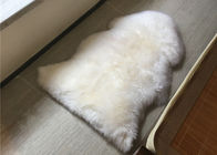 Elfenbein weiße Shearlings-australische Schaffell-Wolldecken-Antibeleg für Innenboden-Matten