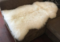 Australische Schaffell-Wolldecke, echtes australisches Haut-Elfenbein-natürlicher Pelz der Schaffell-Wolldecken-eine, einzeln