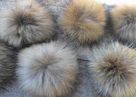 Satin-Gewebe-Waschbär-Pelz-Kragen fertigte Farbe/Größe für Jacke Karpa-Zusätze besonders an
