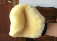 Echter kurzer weicher Merinowolle-Wäsche-Handschuh-beige Farbe für die Verringerung von Kratzern