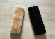 Purpurrotes natürliches Schaffell-Sicherheitsgurt-Abdeckungs-nicht Patchwork 15X30CM/fertigte Größe besonders an