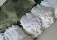 Echter Jacken-Kaninchen-Pelz für Winter-Wurf, 22*30cm weiße Kaninchen-Pelz-Häute 