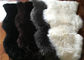 Wirklicher Australien-Schaffell-Gebetsteppich-graues Schwarzes färbte Lammfell-lange Wollwolldecke fournisseur