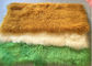 Luxuriöses Purpur färbte die wirkliche Schaffell-Wolldecke 2 x 4 Zoll warm für Kissen/Sitzbezüge fournisseur