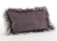 Tibetanisches Schaffell-Sofa-Kissen bedeckt 10-15cm langes gelocktes Haar für Bett/Sofa/Stuhl fournisseur