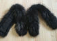 Waschbärpelzkragen beschichten bunter gefärbter wirklicher Chinese Fox-Pelz-Mantel 90 *15cm für unten fournisseur