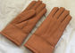 Merinolammwolle gezeichnete Handschuhe, der Shearlings-Schaffell-Handschuhe der Frauen wasserdicht fournisseur