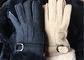 Schwarzer starker Pelz-wärmste Schaffell-Handschuhe mit Lammwolldem zeichnen wasserdicht fournisseur